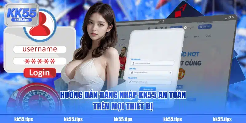Hướng dẫn đăng nhập KK55 an toàn trên mọi thiết bị