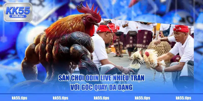 Sân chơi ODIN live nhiều trận với góc quay đa dạng